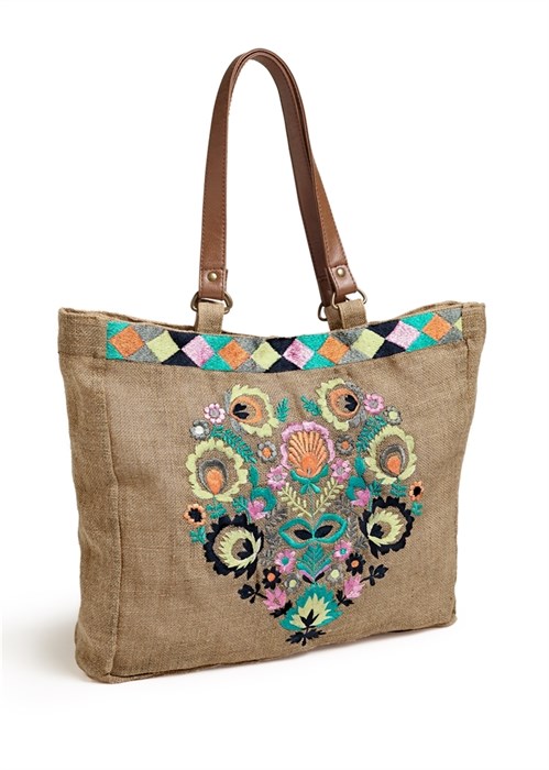 EMBROIDERY DETAIL TOTE - фото 4581